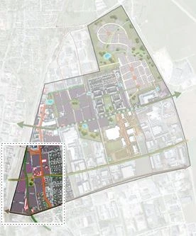 Yta: 32 ha
Antal nya bostäder: 950