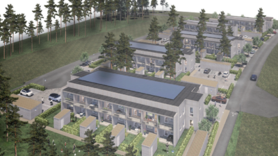 Nya bostäder, park och förskola i västra Eslöv