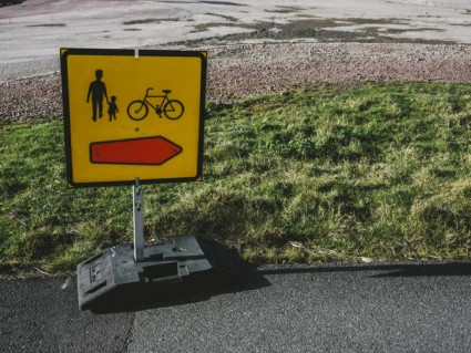 skylt cykel
