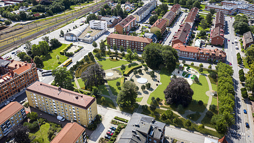 Ombyggnation av Stadsparken och Joel Sallius plats i Eslöv