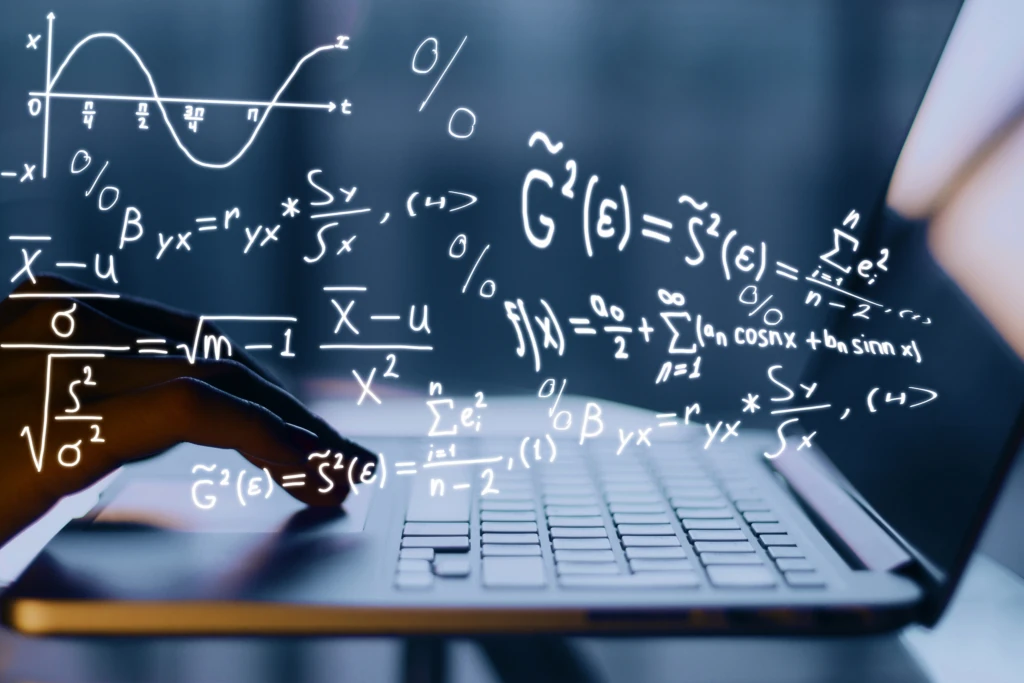En illustration på matematiska symboler