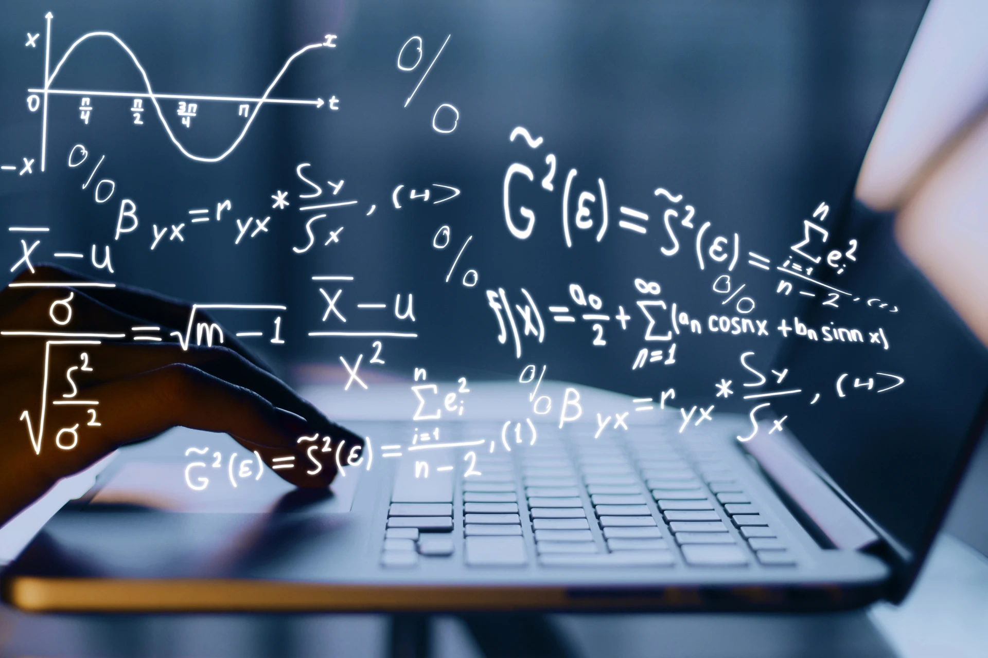 En illustration på matematiska symboler