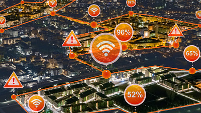 Smartare stad med hjälp av sensorer, Internet of Things