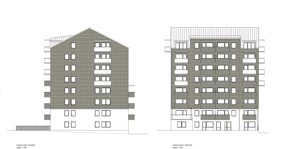 Flerbostadshus kvarngatan, illustration