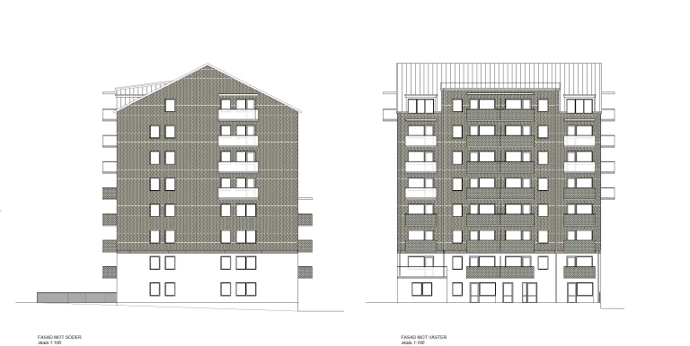 Flerbostadshus kvarngatan, illustration