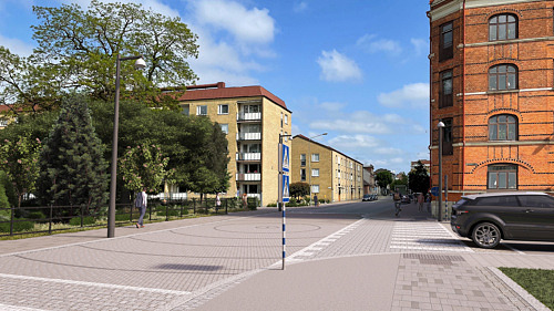 Gång- och cykelväg ska binda ihop Stora torg och Medborgarhuset