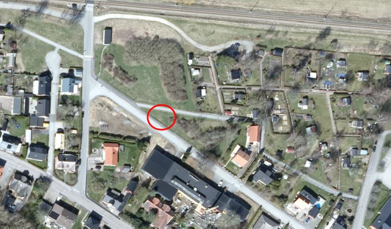 Placering utegym Marieholm